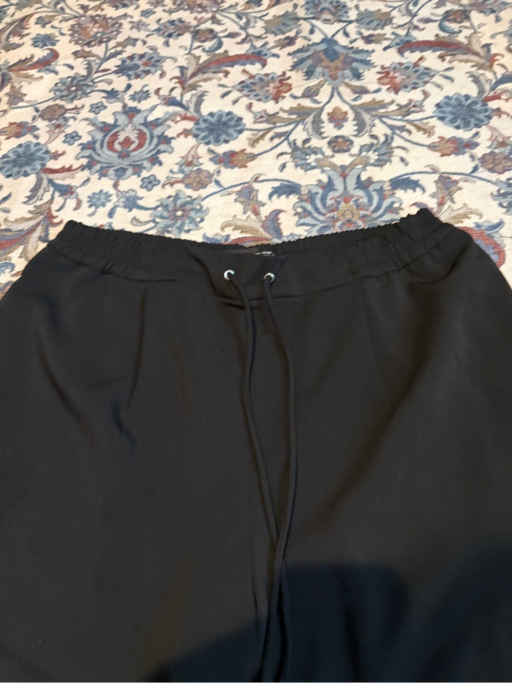 Zara Women's Black Elastic Waist Joggers - Picture 2 of 6
